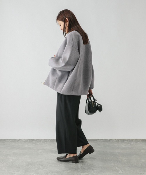 「GLOBAL WORK」 カーディガン LARGE グレー レディース_画像9
