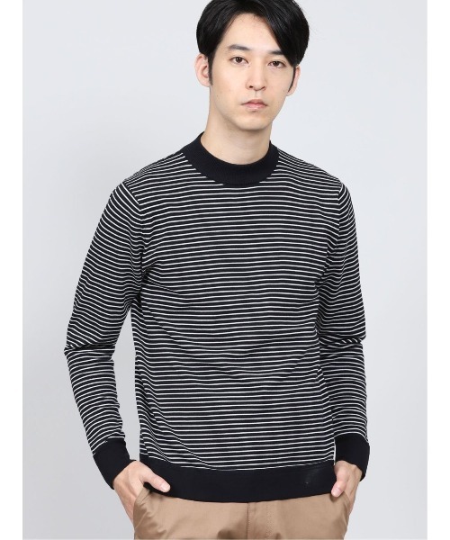 ニット アレキサンダージュリアンメンズ Alexander Julian Men ダブルフェイス モックネック ニットプルオーバー Zozotown Paypayモール店 通販 Paypayモール