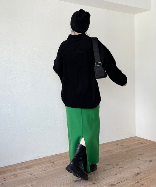 wee9s トレーナー スウェット over size polo design pile tops