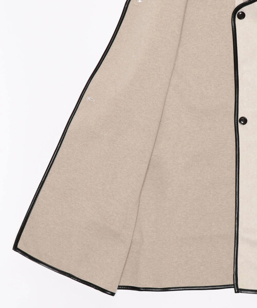 PAPAVER ノーカラーコート コート 「papaver」カットノーカラー