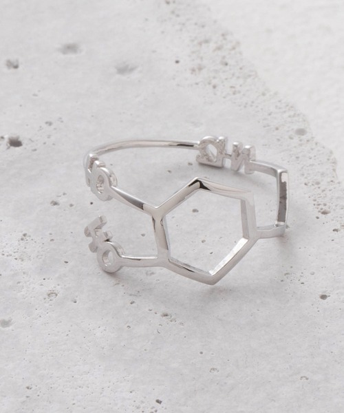 gargle（ガーグル） 指輪 リング 化学式モチーフデザインリング