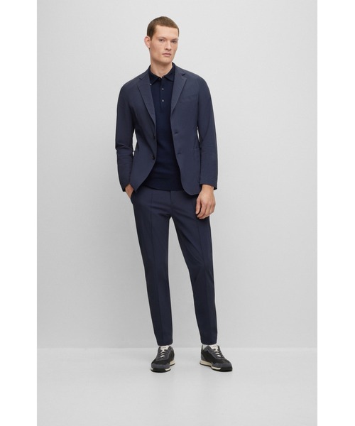 BOSS（HUGO BOSS） スニーカー ミックスマテリアル ローカット