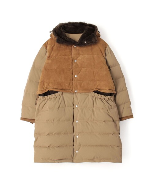 TOMORROWLAND コート ジャケット ゴートスエード×ポリエステルナイロン  