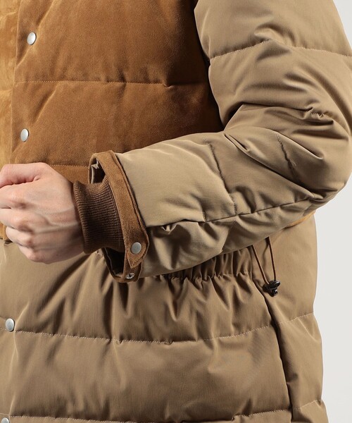 TOMORROWLAND コート ジャケット ゴートスエード×ポリエステルナイロン  