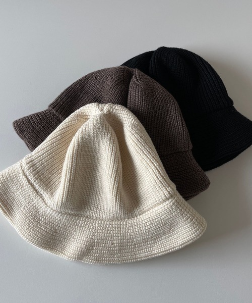 【国内発送】バケットハット・デイリー グラム wee9s 帽子 ハット daily knit bucket hat / デイリーデイリー