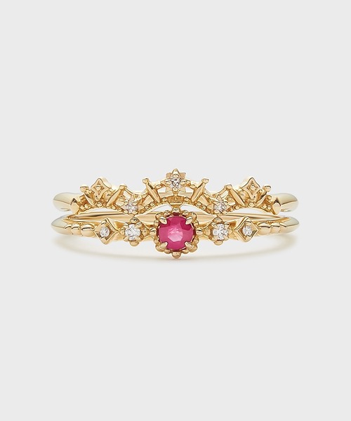 NOJESS（ノジェス） 指輪 リング 「Pocket Ring」K10ルビーリング