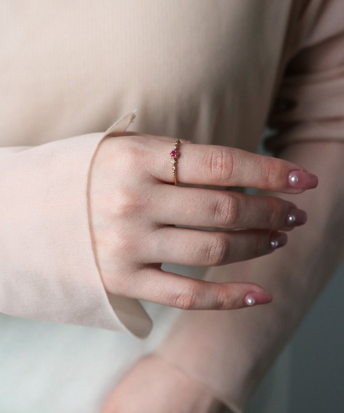 ノジェス NOJESS リング ルビー ゴールド 指輪 Pocket Ring】K10ルビーリング｜リング｜ノジェス 公式オンラインストア
