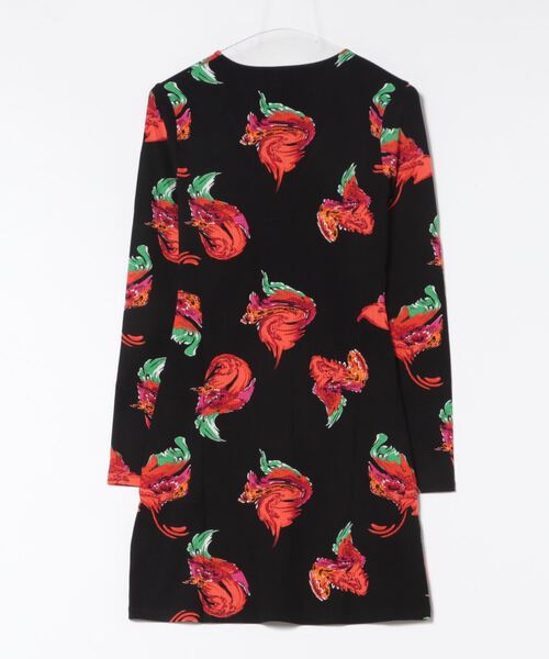 Desigual（デシグアル） パーティードレス ワンピース 花柄 リブ編み 
