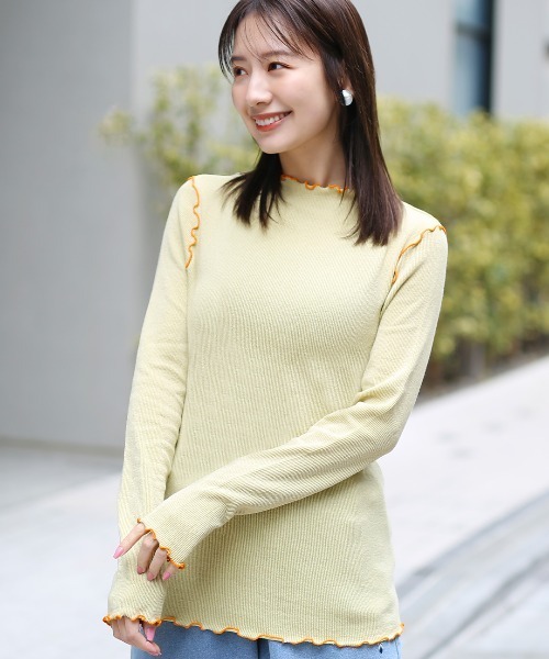 tシャツ リブボトルネックＴシャツ レディース | チチカカ