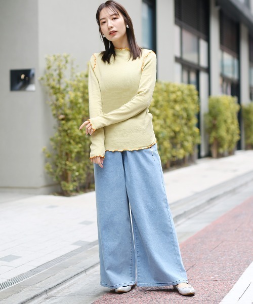 tシャツ リブボトルネックＴシャツ レディース | チチカカ | 06