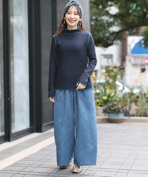 tシャツ リブボトルネックＴシャツ レディース | チチカカ | 02