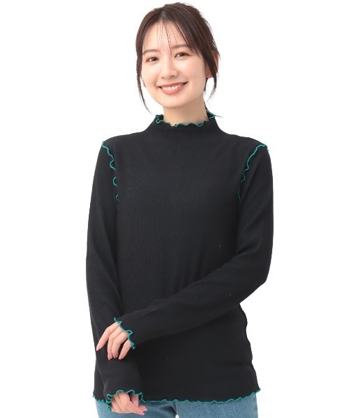 tシャツ リブボトルネックＴシャツ レディース | チチカカ | 08