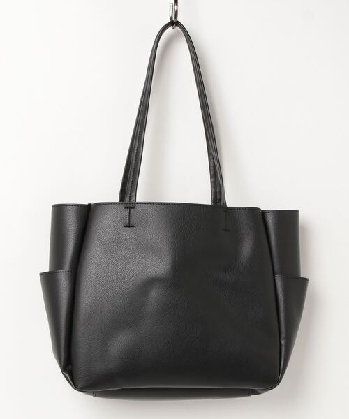 関送込【carbotti】Raffaella PN60 black トートバック ○トプカピ TOPKAPI スプリットレザーダブルフェイス・テープ