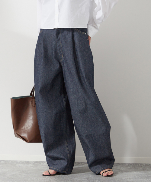 9/30まで！限定価格定価　レサージュ　デニムカーブパンツ　38　М　日本製 journal standard L'essage（ジャーナルスタンダードレサージュ）の