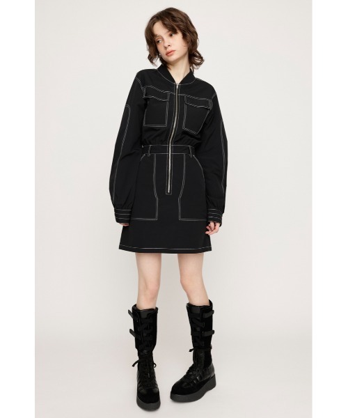GO TO HOLLYWOOD ひび割れロゴＴワンピース160紺 A B:MING by BEAMS（ビーミング by ビームス）GO TO HOLLYWOOD