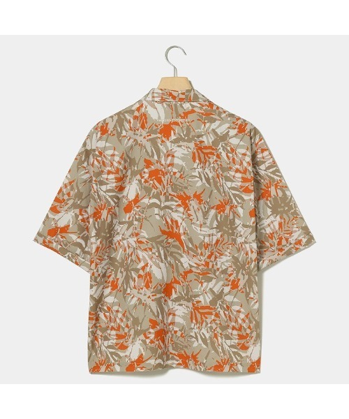 Rosasen（ロサーセン） シャツ 「Rosasen/GOLF」リーフ柄開襟シャツ