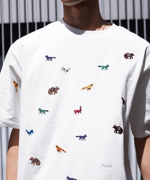 POLER ポーラー MOCK NECK TEE PRINT (M) POLER（ポーラー）MOCNECK QUICK DRY TEE – Living Plaza Store