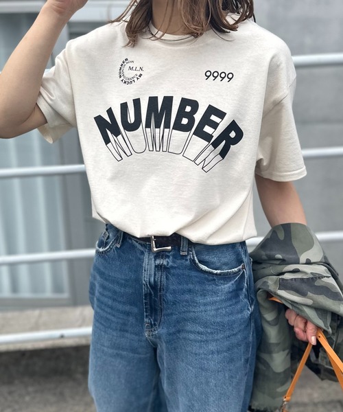 mi via loca tシャツ 半袖 「GILDAN」 ナンバーロゴTシャツ 「PT NO