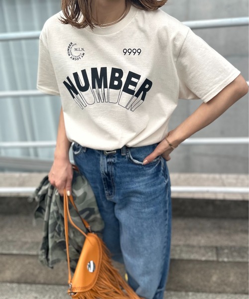mi via loca tシャツ 半袖 「GILDAN」 ナンバーロゴTシャツ 「PT NO
