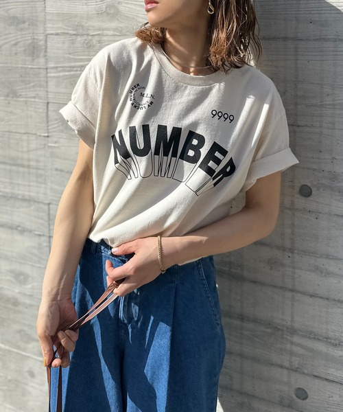 mi via loca tシャツ 半袖 「GILDAN」 ナンバーロゴTシャツ 「PT NO