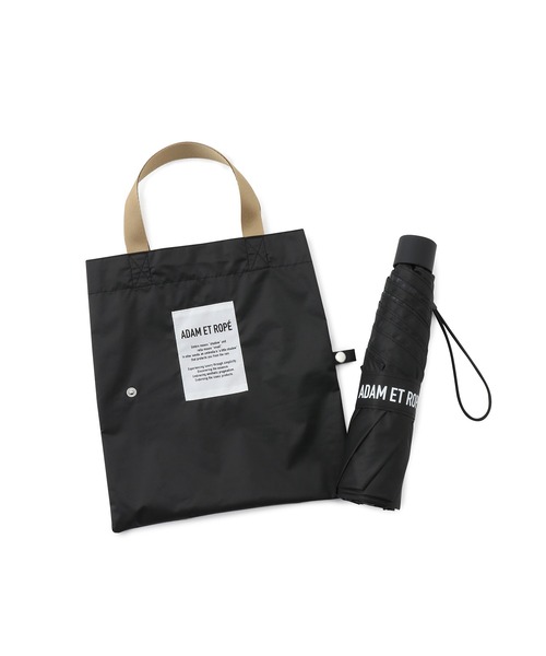 ADAM ET ROPE' 折りたたみ傘 CORTED UMBRELLA 53 with tote