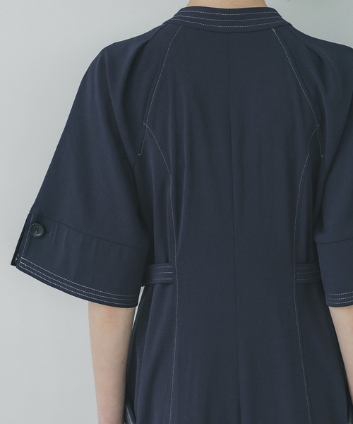 PUBLIC TOKYO（パブリックトウキョウ） シャツワンピース スタンド