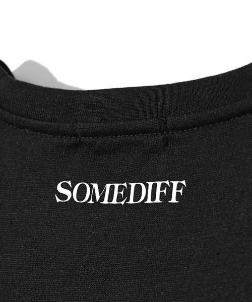 SOMEDIFF（サムディフ） tシャツ 半袖ラインストーンTシャツ メンズ