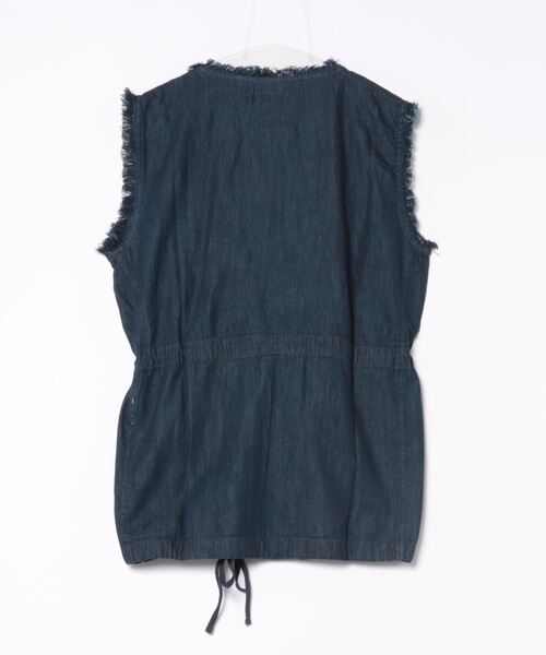 ベスト ジレ 「HOUSTON woman」DENIM M-65 VEST レディース HOUSTON ベスト ジレ 「HOUSTON woman」DENIM M-65 VEST