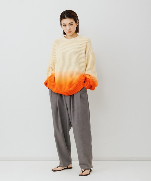 ADAM ET ROPE' スラックス 「ZOZO限定」シンプル ワイド