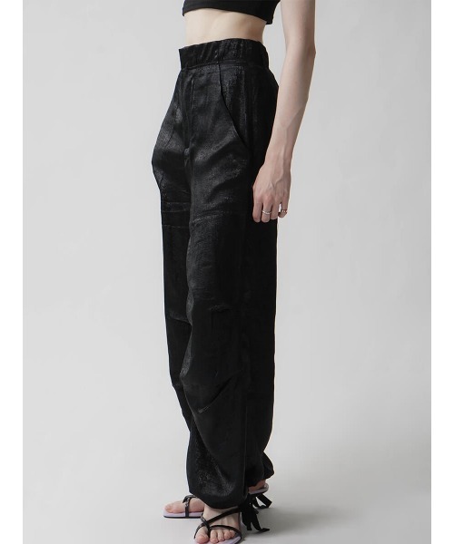 パンツ METALLIC KNEE TUCK PANTS レディース : ZOZOTOWN Yahoo!店