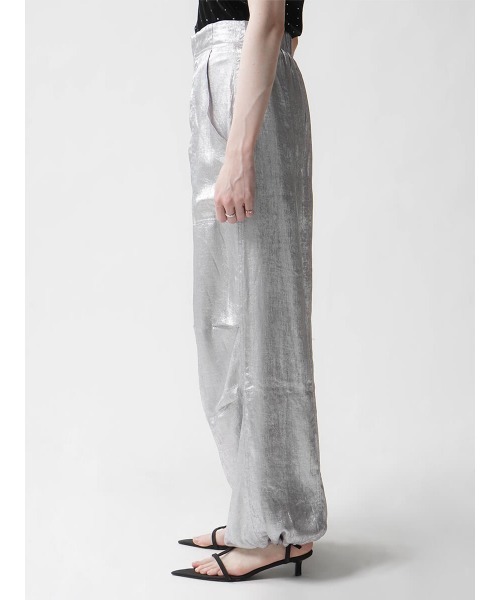パンツ METALLIC KNEE TUCK PANTS レディース : ZOZOTOWN Yahoo!店