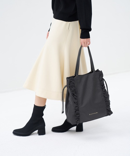 LANVIN en Bleu トートバッグ プティフリルトートバック