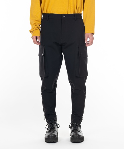 glamb（グラム） カーゴパンツ Zip Flare Cargo Pants / ジップフレア