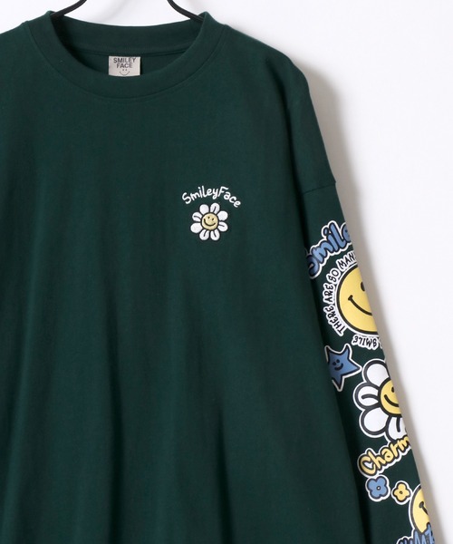 オーバーサイズ・スマイルTシャツ SMILEY FACE tシャツ FACE/スマイリーフェイス オーバーサイズ