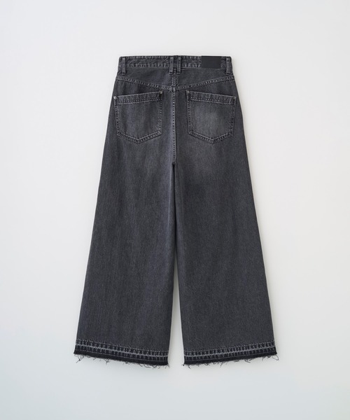 Juha（ユハ） ワイドパンツ ジーンズ DAMAGE WIDE DENIM PANTS メンズ