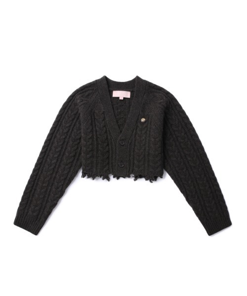 カーディガン BAPY V NECK CARDIGAN レディース