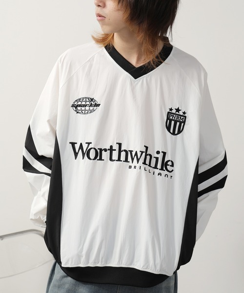 SUGGESTION tシャツ SUGGESTION/サジェッション ナイロンプルオーバー