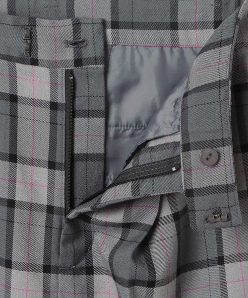 JEANASIS（ジーナシス） パンツ ベルトツキタータンチェックパンツ