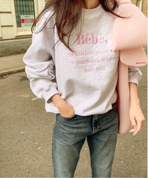 トレーナー スウェット オリジナルデザインスウェット レディース REAL STYLE（ファッション） スウェット レディース メンズ 春