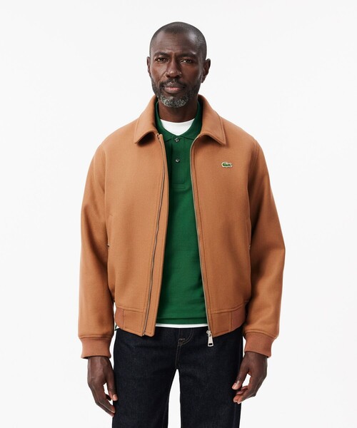 LACOSTE ブルゾン アウター 裏地キルティング 中綿 ウール