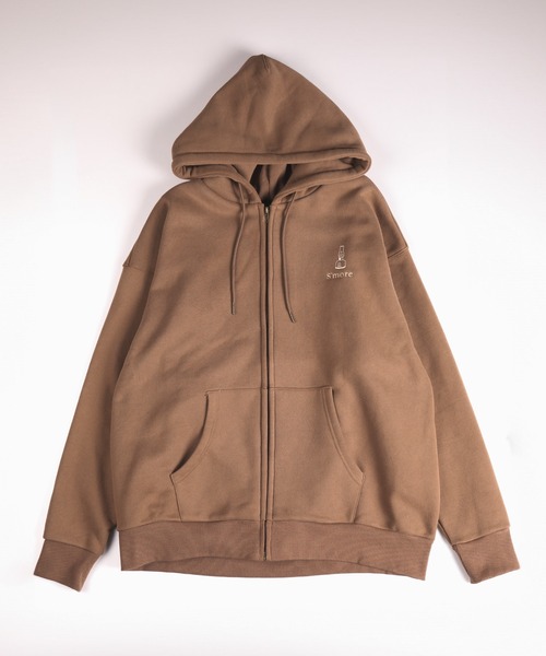 パーカー S'more gear illustration full zip hoodie スモギアイラストレーションフルジップフーディー レディース S'more gear illustration full zip hoodie スモギア