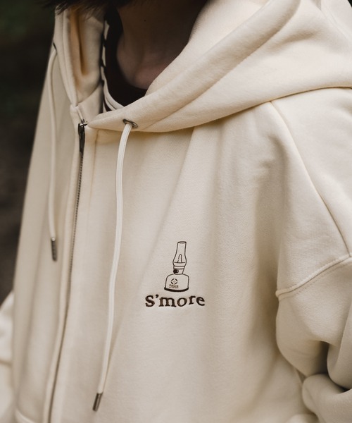 パーカー S'more gear illustration full zip hoodie スモギアイラストレーションフルジップフーディー レディース S'more パーカー gear illustration full zip hoodie スモギア