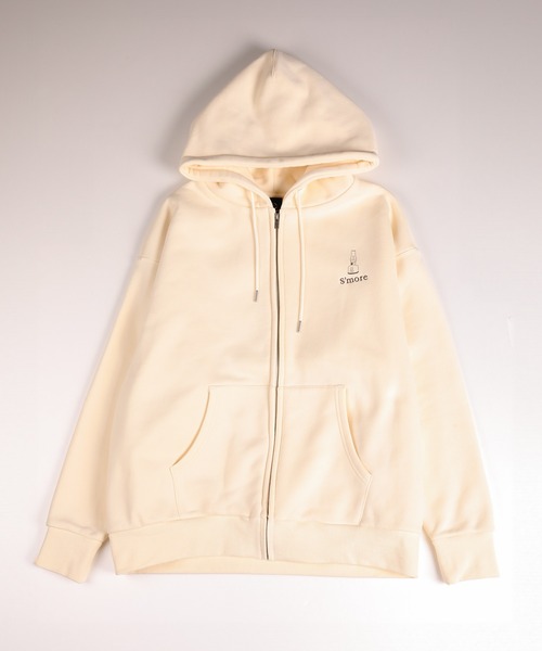S'more パーカー gear illustration full zip hoodie スモギア