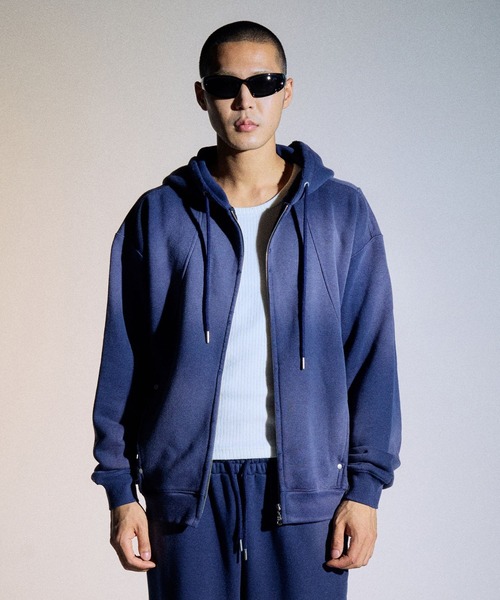 パーカー 「UNISEX」SLOW ACID／ダーティフードZIP UP（ウラケ） レディース メンズ