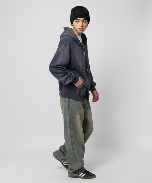 パーカー 「UNISEX」SLOW ACID／ダーティフードZIP UP（ウラケ） レディース メンズ SLOWACID パーカー 「UNISEX」SLOW ACID／ダーティフードZIP UP