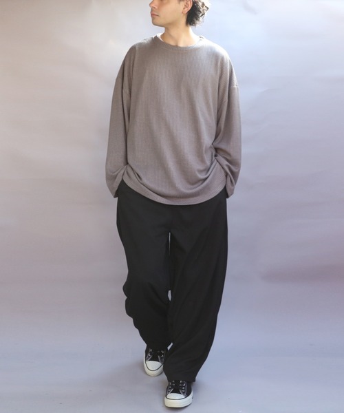 8 スラックス ワイドカーブパンツ メンズ レディース : ZOZOTOWN