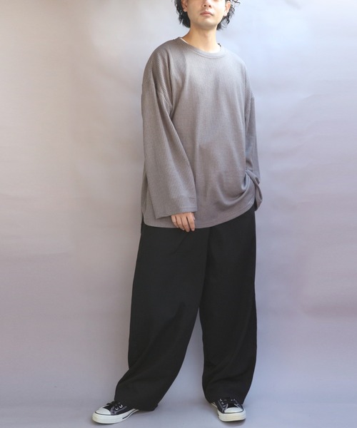 8 スラックス ワイドカーブパンツ メンズ レディース : ZOZOTOWN