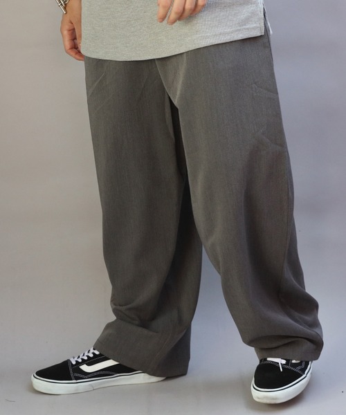 8 スラックス ワイドカーブパンツ メンズ レディース : ZOZOTOWN