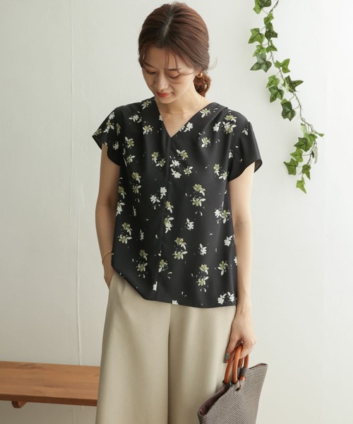 URBAN RESEARCH DOORS 「URBAN DOORS」 半袖ブラウス ONE