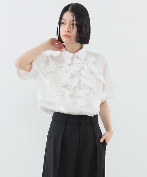 CAROLINA GLASER（カロリナ グレイサー） ブラウス シャツ コットン